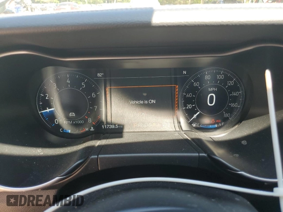 2021 Ford Mustang Mach 1 with VIN 1FA6P8R04M5551165, listed as a Copart auction lot 59977295 with 11,739 mi miles and Salvage title. Bid and sale history available at DreamBid. Image 9.