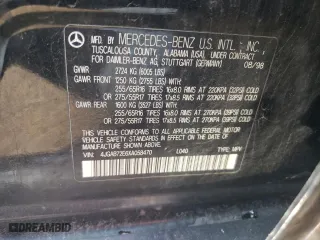 1999 Mercedes-Benz M-Class with VIN 4JGAB72E6XA058470, listed as a Copart auction lot 67783334 with 0 mi miles and Salvage Title. Bid and sale history available at carsss.com. Image 13.