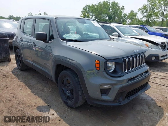 2020 Jeep Renegade Sport with VIN ZACNJAAB9LPL03220, listed as a IAAI auction lot 42486314 with 100,290 mi miles and . Bid and sale history available at DreamBid. Image 1.