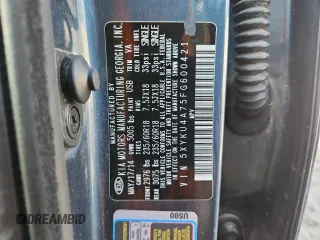 2015 Kia Sorento EX with VIN 5XYKU4A75FG600421, listed as a Copart auction lot 62313175 with 148,000 mi miles and Salvage title. Bid and sale history available at DreamBid. Image 13.