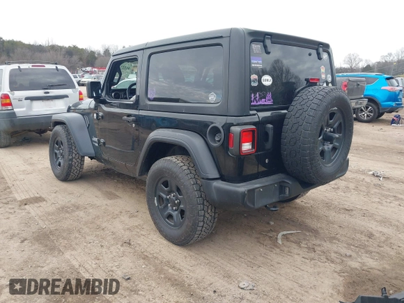 2018 Jeep Wrangler Sport S with VIN 1C4GJXAG0JW224562, listed as a IAAI auction lot 41327316 with 68,761 mi miles and . Bid and sale history available at DreamBid. Image 3.