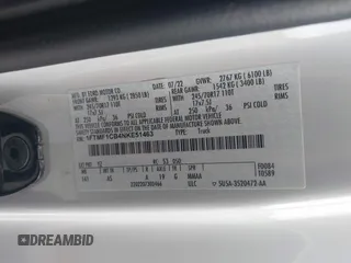 2022 Ford F-150 XL with VIN 1FTMF1CB4NKE51463, listed as a IAAI auction lot 42034226 with 82,658 mi miles and . Bid and sale history available at DreamBid. Image 9.