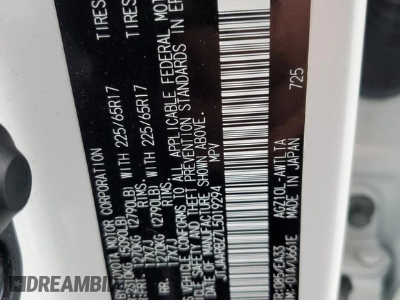 2020 Lexus NX 300 z VIN JTJAARBZ7L5019294, wystawiony jako Copart lot #44315545 z przebiegiem 43 838 mil mil oraz Szkoda całkowita • Salvage title. Historia ofert i sprzedaży dostępna na DreamBid. Obrazek 15.