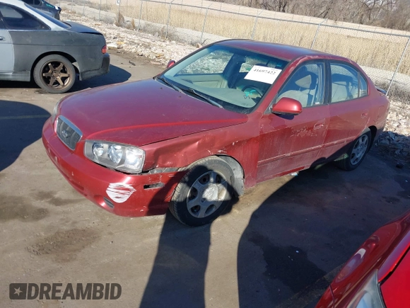 2003 Hyundai Elantra GLS z VIN KMHDN45D93U469313, wystawiony jako IAAI lot #41697422 z przebiegiem 178 571 mil mil oraz . Historia ofert i sprzedaży dostępna na DreamBid. Obrazek 2.