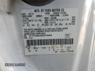 2011 Ford Super Duty F-250 SRW XL with VIN 1FT7X2B64BEB18484, listed as a Copart auction lot 87735135 with 273,286 mi miles and Salvage Title. Bid and sale history available at carsss.com. Image 12.