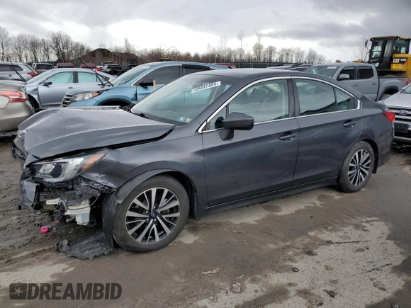 2018 Subaru Legacy Premium with VIN 4S3BNAC66J3011116, listed as a Copart auction lot 49407404 with 57,300 mi miles. Bid and sale history available at carsss.com. Image 1.