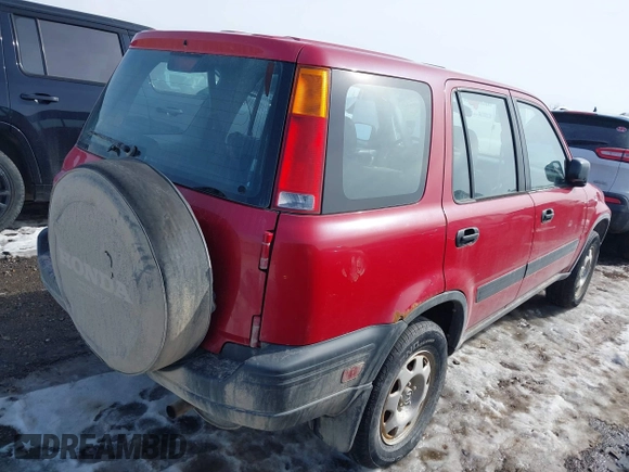 2000 Honda CR-V LX with VIN JHLRD1842YC015881, listed as a IAAI auction lot 41651743 with 97,638 mi miles. Bid and sale history available at carsss.com. Image 4.