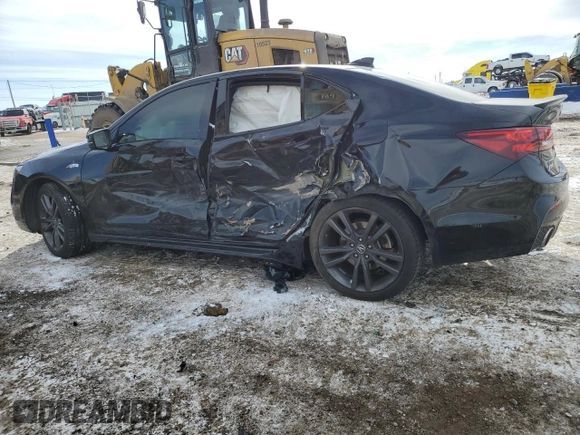 2018 Acura TLX w/A-SPEC Pkg with VIN 19UUB3F64JA004302, listed as a Copart auction lot 41686885 with 49,710 mi miles and Salvage Title. Bid and sale history available at carsss.com. Image 2.