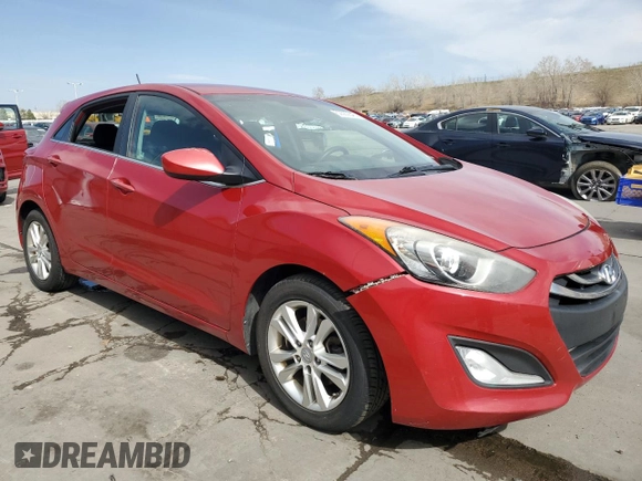 2014 Hyundai Elantra GT with VIN KMHD35LH4EU198214, listed as a Copart auction lot 52569645 with 105,696 mi miles and Salvage Title. Bid and sale history available at carsss.com. Image 4.
