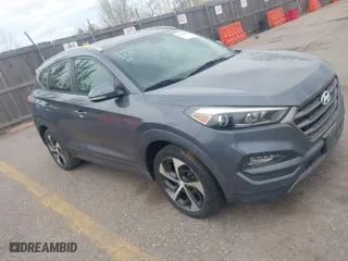 2016 Hyundai Tucson Limited with VIN KM8J3CA29GU218417, listed as a IAAI auction lot 41970495 with 89,881 mi miles. Bid and sale history available at carsss.com. Image 1.