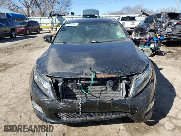 2015 Kia Optima LX with VIN KNAGM4A78F5650676, listed as a Copart auction lot 44618535 with 103,858 mi miles and Salvage Title. Bid and sale history available at carsss.com. Image 5.