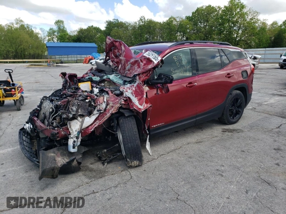 2020 GMC Terrain SLE z VIN 3GKALTEV3LL111607, wystawiony jako Copart lot #56259165 z przebiegiem Nie podano mil oraz Szkoda całkowita • Salvage title. Historia ofert i sprzedaży dostępna na DreamBid. Obrazek 1.