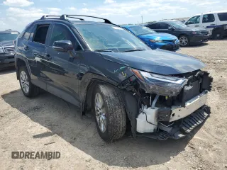 2024 Toyota RAV4 XLE Premium with VIN 2T3C1RFVXRW317486, listed as a Copart auction lot 55965795 with 32,478 mi miles and Salvage title. Bid and sale history available at DreamBid. Image 4.