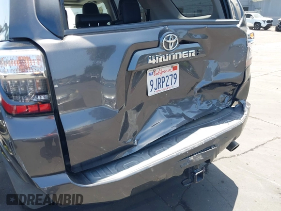 2020 Toyota 4Runner SR5 with VIN JTEZU5JRXL5219668, listed as a IAAI auction lot 42328511 with 99,970 mi miles and . Bid and sale history available at DreamBid. Image 6.