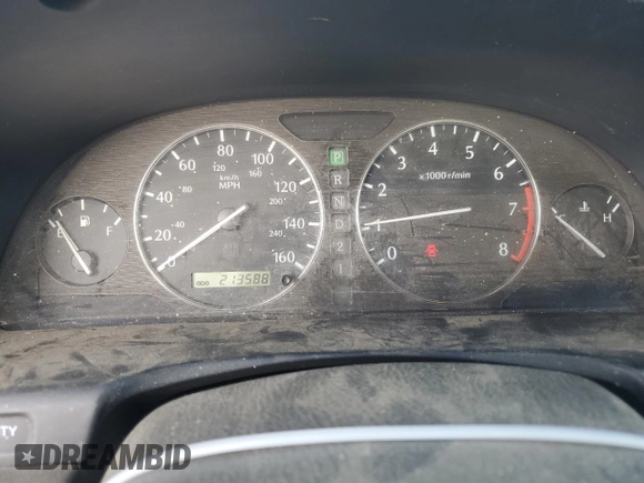 2001 Infiniti Q45 Touring with VIN JNKBY31A01M101364, listed as a Copart auction lot 54859845 with 213,588 mi miles and Salvage Title. Bid and sale history available at DreamBid. Image 9.