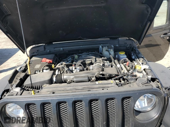 2023 Jeep Wrangler Sport with VIN 1C4HJXAG3PW618988, listed as a Copart auction lot 71615934 with 34,342 mi miles and Salvage title. Bid and sale history available at DreamBid. Image 11.