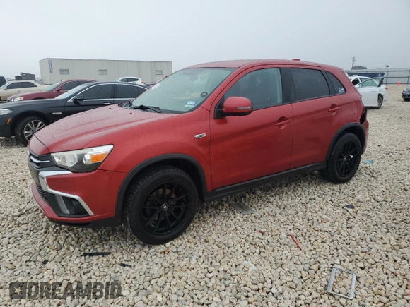 2019 Mitsubishi Outlander Sport SE 2.0 with VIN JA4AP4AU8KU018163, listed as a Copart auction lot 42295855 with 0 mi miles and Salvage Title. Bid and sale history available at carsss.com. Image 1.