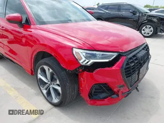 2022 Audi Q3 S line Premium Plus with VIN WA1EECF38N1019269, listed as a IAAI auction lot 42085737 with 40,982 mi miles and . Bid and sale history available at DreamBid. Image 6.
