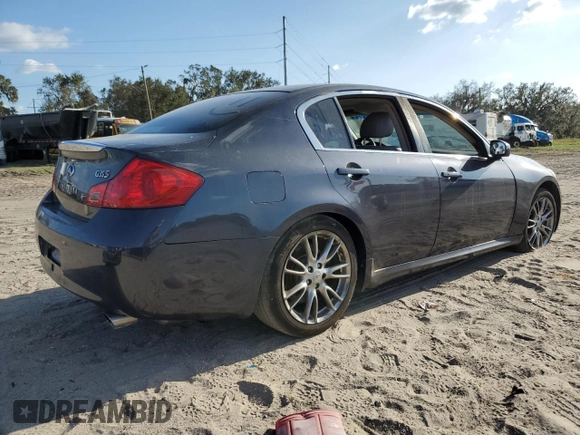 2007 Infiniti G35 Sport with VIN JNKBV61E97M713584, listed as a Copart auction lot 77174144 with Not Provided miles and Salvage Title. Bid and sale history available at DreamBid. Image 3.