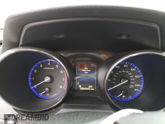 2015 Subaru Legacy Premium with VIN 4S3BNAC62F3017857, listed as a Copart auction lot 57997295 with 35,252 mi miles and Salvage title. Bid and sale history available at DreamBid. Image 9.