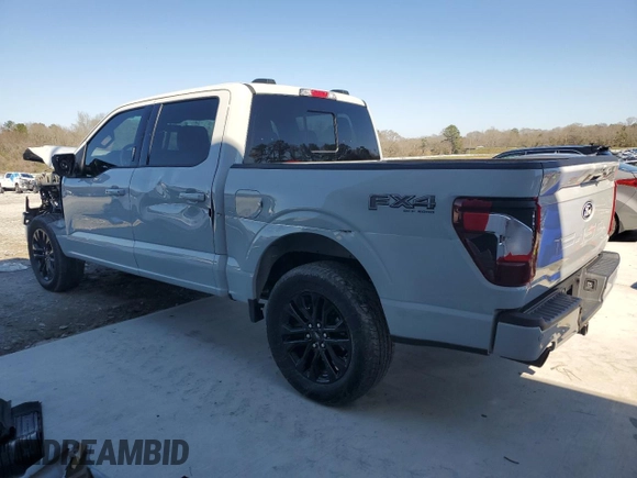 2024 Ford F-150 XLT with VIN 1FTFW3L55RFA53143, listed as a Copart auction lot 47960675 with 6,847 mi miles and Salvage Title. Bid and sale history available at carsss.com. Image 2.