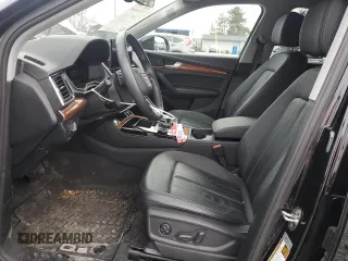 2023 Audi Q5 S line Premium Plus with VIN WA1EAAFY8P2146208, listed as a Copart auction lot 43449345 with 34,444 mi miles and Salvage Title. Bid and sale history available at carsss.com. Image 7.