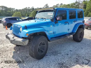 2015 Jeep Wrangler Unlimited Sahara with VIN 1C4BJWEG3FL727574, listed as a Copart auction lot 57214655 with 76,205 mi miles and Clean title. Bid and sale history available at DreamBid. Image 1.
