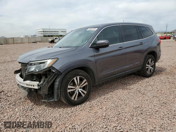 2016 Honda Pilot EX with VIN 5FNYF5H32GB006293, listed as a Copart auction lot 50830755 with 146,667 mi miles and Salvage Title. Bid and sale history available at carsss.com. Image 1.