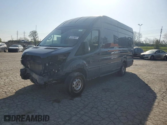 2019 Ford Transit with VIN 1FTYR3XM6KKB78599, listed as a Copart auction lot 49303705 with 83,607 mi miles and Salvage Title. Bid and sale history available at carsss.com. Image 1.