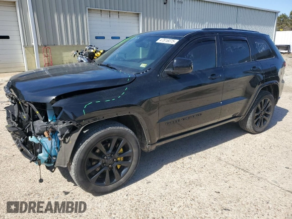 2018 Jeep Grand Cherokee Upland with VIN 1C4RJFAG7JC437187, listed as a Copart auction lot 47816075 with 102,314 mi miles and Salvage title. Bid and sale history available at DreamBid. Image 1.