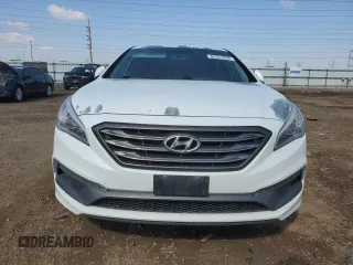 2015 Hyundai Sonata 2.4L Sport with VIN 5NPE34AF8FH091005, listed as a Copart auction lot 52557055 with 189,681 mi miles and Salvage Title. Bid and sale history available at carsss.com. Image 5.
