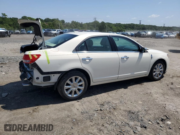 2012 Lincoln MKZ with VIN 3LNHL2GC7CR810263, listed as a Copart auction lot 61065585 with 78,134 mi miles and Salvage title. Bid and sale history available at DreamBid. Image 3.
