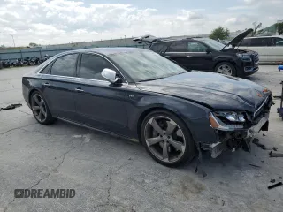 2015 Audi S8 with VIN WAUK2AFD1FN005378, listed as a Copart auction lot 53048314 with 131,468 mi miles. Bid and sale history available at carsss.com. Image 4.