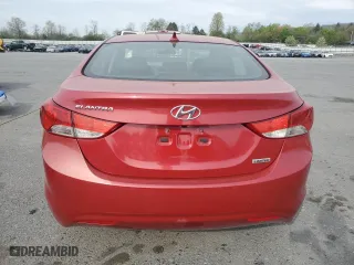 2013 Hyundai Elantra GLS PZEV with VIN KMHDH4AE1DU947697, listed as a Copart auction lot 54414075 with 125,236 mi miles and Clean Title. Bid and sale history available at carsss.com. Image 6.