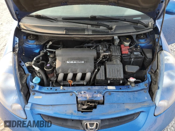 2007 Honda Fit Sport with VIN JHMGD37657S061775, listed as a Copart auction lot 69941734 with 213,944 mi miles and Salvage Title. Bid and sale history available at carsss.com. Image 11.
