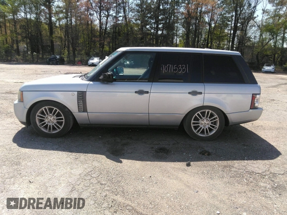 2010 Land Rover Range Rover HSE with VIN SALME1D46AA309417, listed as a IAAI auction lot 40715331 with 165,492 mi miles and . Bid and sale history available at DreamBid. Image 13.