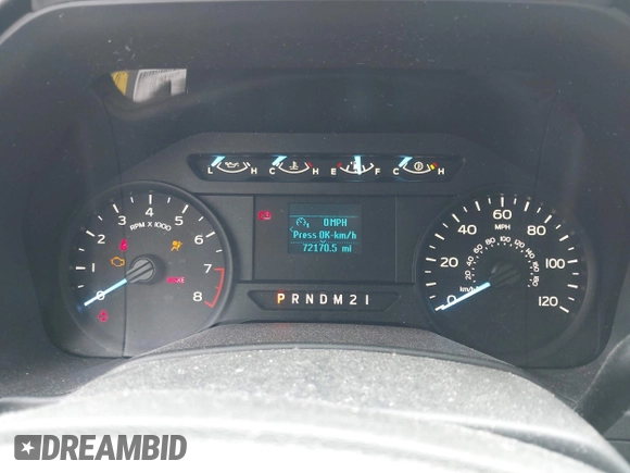 2018 Ford F-150 XL with VIN 1FTMF1CB7JKE51807, listed as a IAAI auction lot 41982761 with 72,170 mi miles. Bid and sale history available at carsss.com. Image 7.