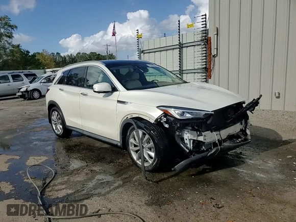 2021 Infiniti QX50 Essential with VIN 3PCAJ5CBXMF105793, listed as a Copart auction lot 79343664 with 47,913 mi miles and Salvage title. Bid and sale history available at DreamBid. Image 14.