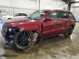 2021 Jeep Grand Cherokee Laredo X with VIN 1C4RJFAG4MC676572, listed as a Copart auction lot 52162605 with 112,437 mi miles and Salvage Title. Bid and sale history available at carsss.com. Image 1.