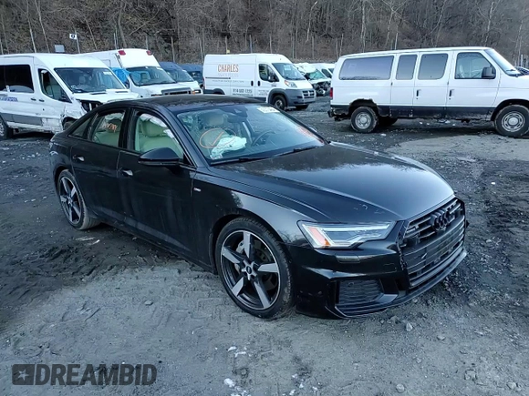 2021 Audi A6 Premium Plus with VIN WAUL2AF26MN050140, listed as a Copart auction lot 43313464 with 0 mi miles. Bid and sale history available at carsss.com. Image 11.