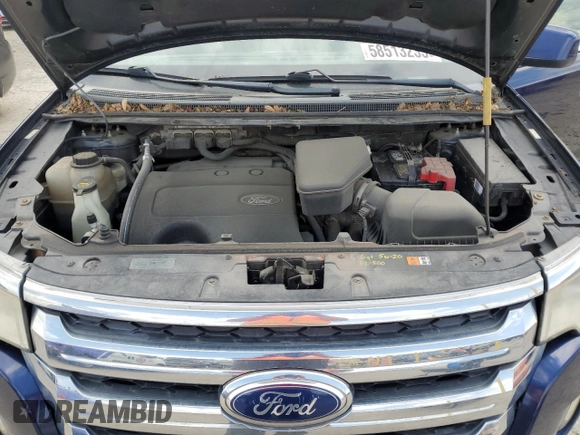 2011 Ford Edge Limited с VIN 2FMDK3KCXBBA38689, выставлен на аукционе Copart как лот 58513235 с пробегом 184 445 миль миль и Списание • Salvage title. История ставок и продаж доступна на DreamBid. Изображение 12.