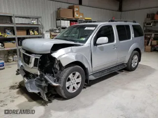 2005 Nissan Pathfinder LE with VIN 5N1AR18WX5C735787, listed as a Copart auction lot 50202575 with 188,965 mi miles and Salvage Title. Bid and sale history available at carsss.com. Image 1.