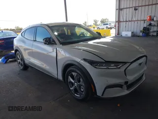 2023 Ford Mustang Mach-E Select with VIN 3FMTK1RM8PMA41028, listed as a IAAI auction lot 42564264 with 34,373 mi miles and . Bid and sale history available at DreamBid. Image 1.
