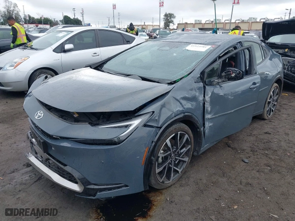 2024 Toyota Prius Prime SE with VIN JTDACACUXR3012801, listed as a IAAI auction lot 41523581 with NaN miles. Bid and sale history available at carsss.com. Image 19.