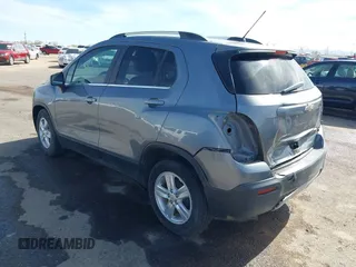 2015 Chevrolet Trax LT with VIN KL7CJLSB7FB149719, listed as a IAAI auction lot 41476232 with 130,337 mi miles. Bid and sale history available at carsss.com. Image 3.
