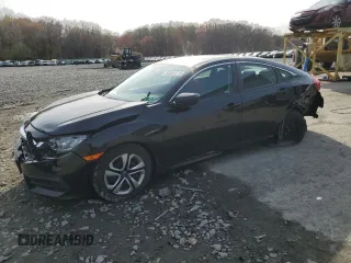 2018 Honda Civic LX with VIN 2HGFC2F55JH558246, listed as a Copart auction lot 53281225 with 43,701 mi miles and Salvage Title. Bid and sale history available at DreamBid. Image 1.
