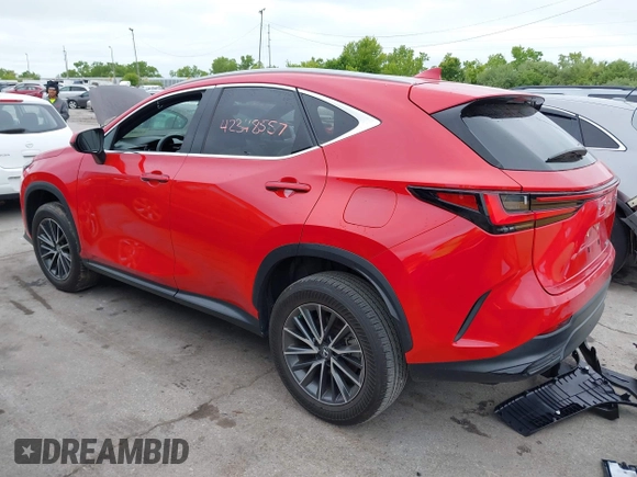 2022 Lexus NX 250 Premium with VIN 2T2GDCAZ2NC002889, listed as a IAAI auction lot 42348557 with 19,447 mi miles and . Bid and sale history available at DreamBid. Image 3.