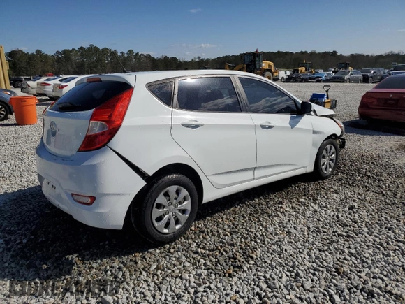 2016 Hyundai Accent SE with VIN KMHCT5AE6GU239126, listed as a Copart auction lot 49325705 with 151,855 mi miles and Salvage Title. Bid and sale history available at carsss.com. Image 3.