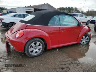 2007 Volkswagen Beetle with VIN 3VWRF31Y17M409883, listed as a Copart auction lot 87929475 with 55,436 mi miles and Salvage Title. Bid and sale history available at DreamBid. Image 3.