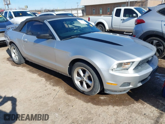 2010 Ford Mustang V6 with VIN 1ZVBP8EN9A5122431, listed as a IAAI auction lot 41802456 with 150,524 mi miles and . Bid and sale history available at carsss.com. Image 1.